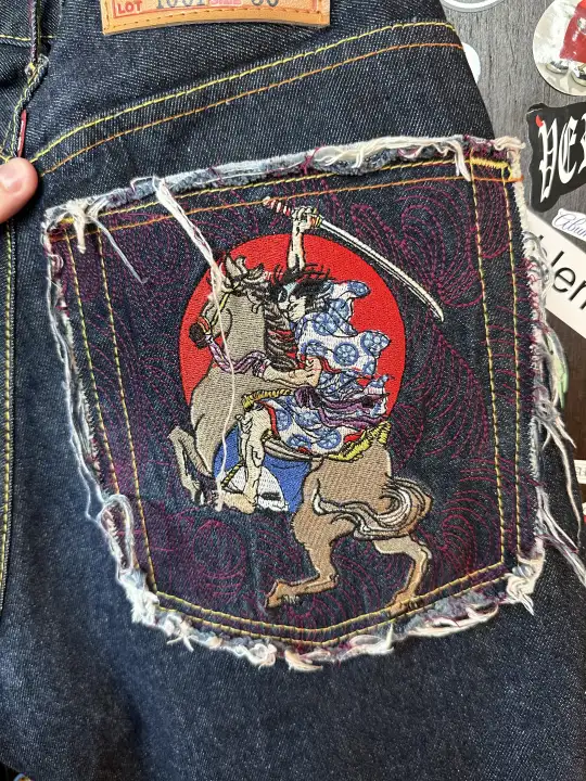 RMC Red Monkey Company | RMC 2008 «Erotic Ukiyo-e Collection» 1001 Archive Denim, detail view 23