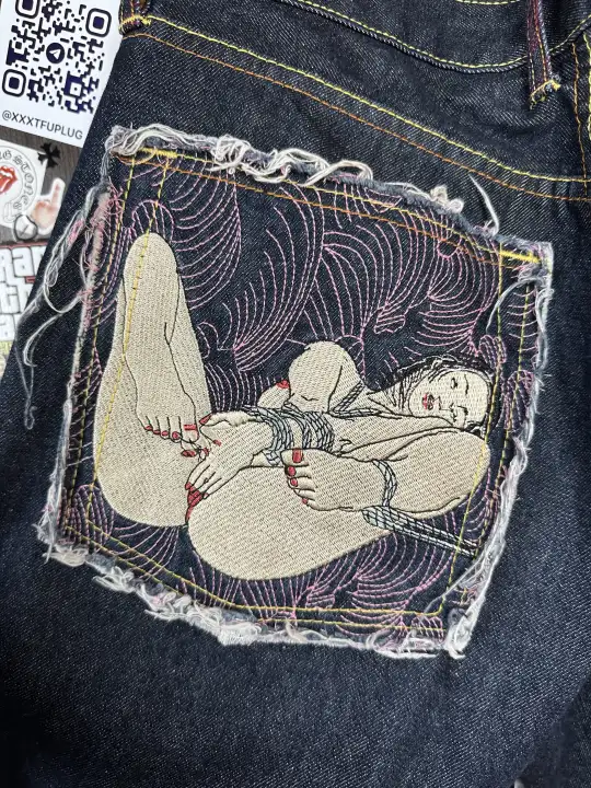 RMC Red Monkey Company | RMC 2008 «Erotic Ukiyo-e Collection» 1001 Archive Denim, detail view 24