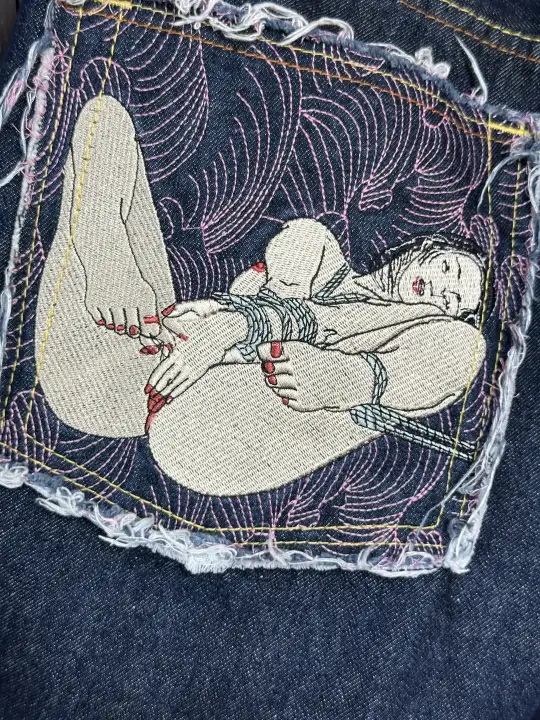 RMC Red Monkey Company | RMC 2008 «Erotic Ukiyo-e Collection» 1001 Archive Denim, detail view 25