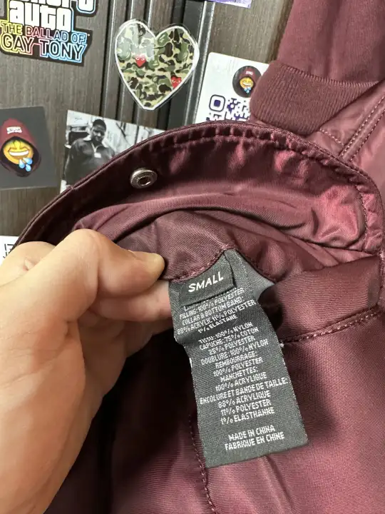 Vetements Vest burgundy, detail view 13