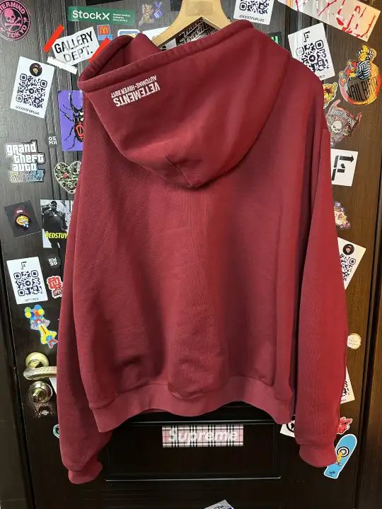 Vetements VETEMENTS “May the bridges” Zip Hoodie 1/50, detail view 6