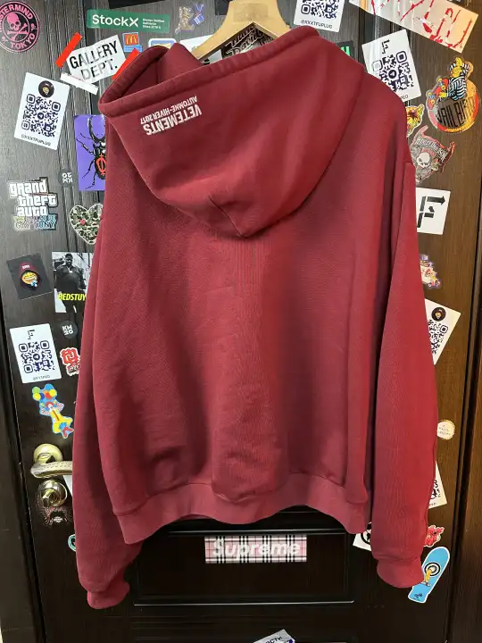 Vetements VETEMENTS “May the bridges” Zip Hoodie 1/50, detail view 8