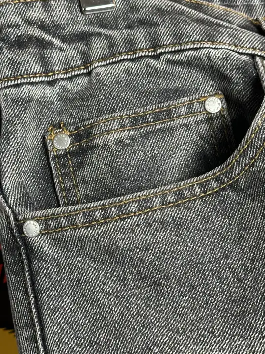 Who Decides War Who Decides War “Jesus and Maria” Coal Violet Fusion Denim, detail view 13