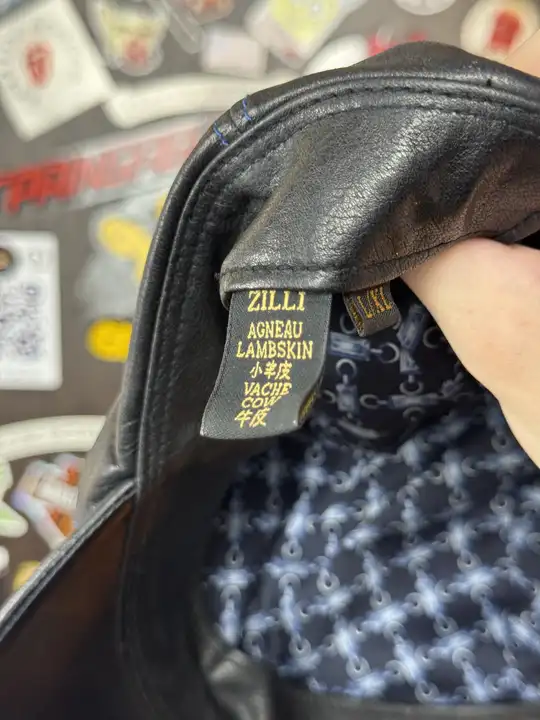ZILLI Blue Front Leather L:XL, detail view 7