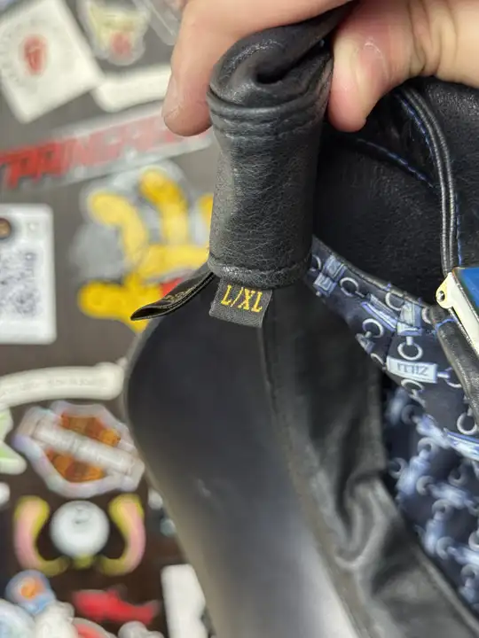 ZILLI Blue Front Leather L:XL, detail view 8