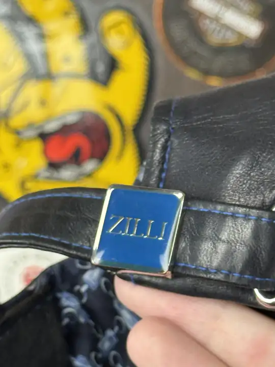 ZILLI Blue Front Leather L:XL, detail view 10