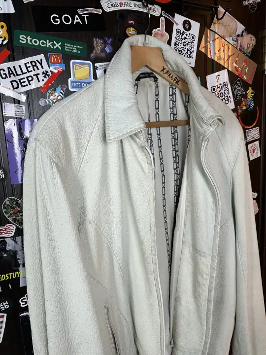 Zilli Zilli "Brigant" Peccary Leather Jacket, detail view 5