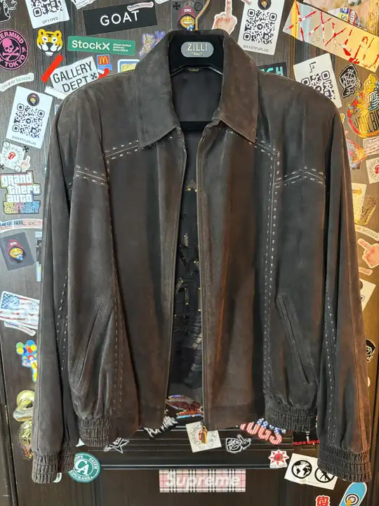 ZILLI Zilli "Damien" Suede Jacket, detail view 2