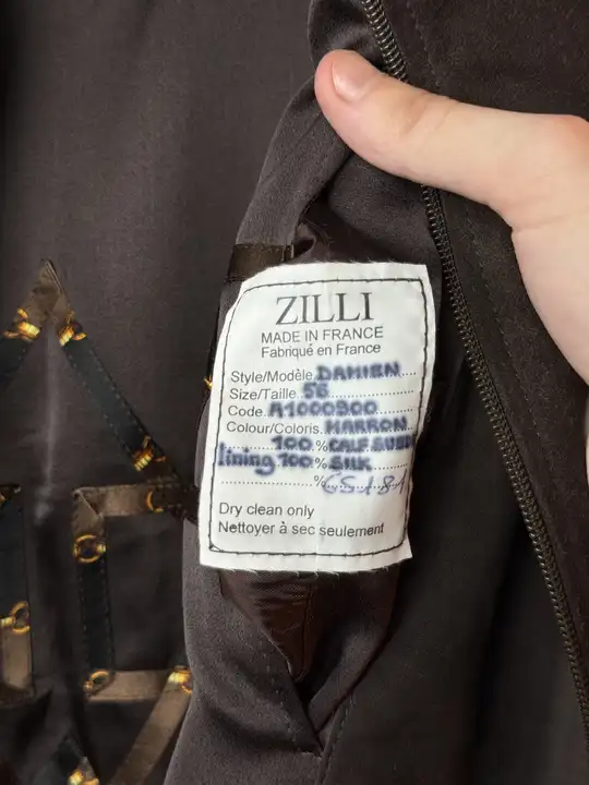 ZILLI Zilli "Damien" Suede Jacket, detail view 13