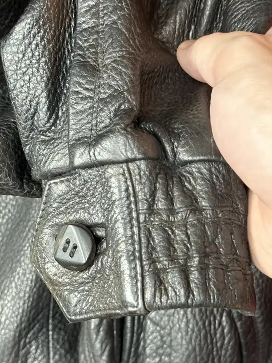ZILLI Zilli "Huoene" Deerskin Bomber, detail view 20