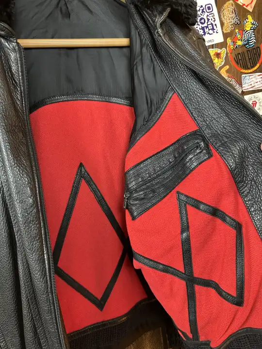 ZILLI Zilli "Huoene" Deerskin Bomber, detail view 11