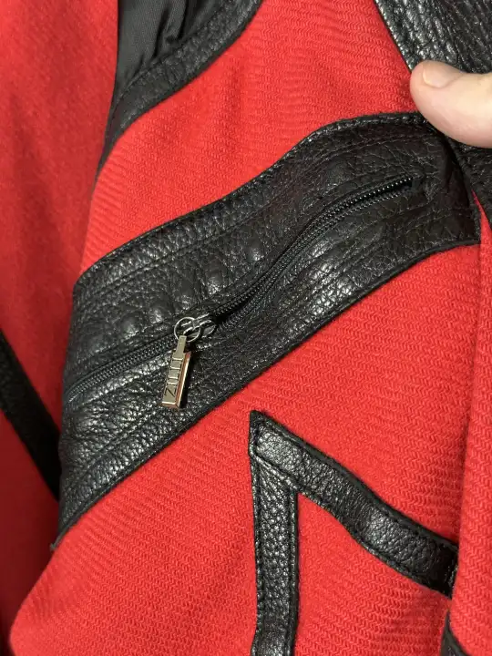 ZILLI Zilli "Huoene" Deerskin Bomber, detail view 15
