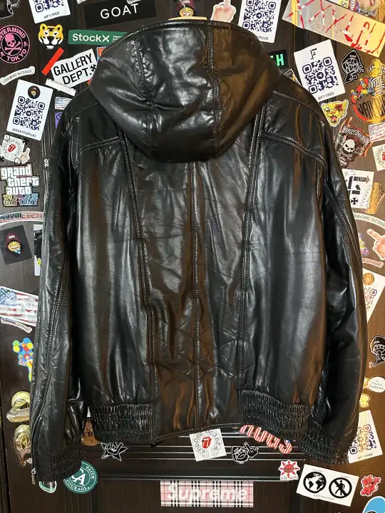 Zilli Zilli Lambskin Hood Jacket, detail view 4