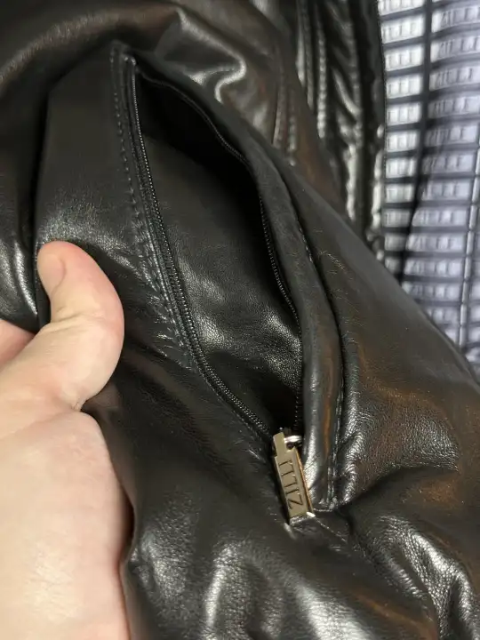 Zilli Zilli Lambskin Hood Jacket, detail view 13