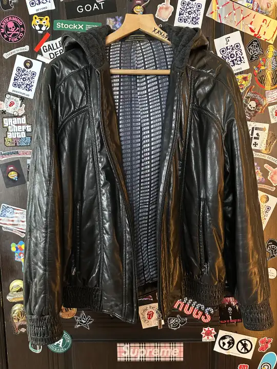 Zilli Zilli Lambskin Hood Jacket, detail view 2