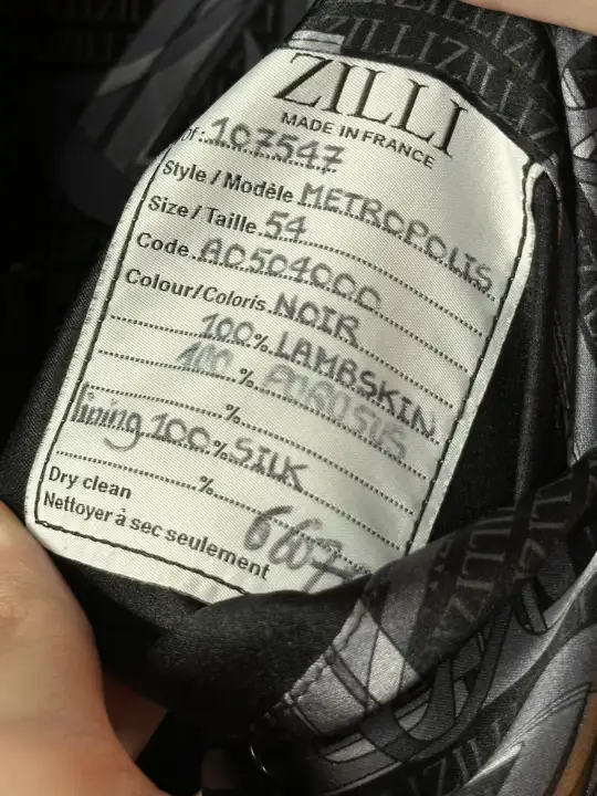 ZILLI Zilli "Mertopolis" Porosus Coat, detail view 10