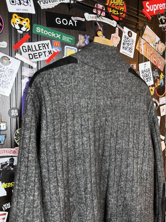 ZILLI Zilli Suede Cashmere Neck-Zip, detail view 6