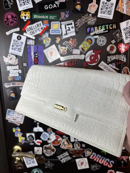 ZILLI Zilli White Croco bag, detail view 3