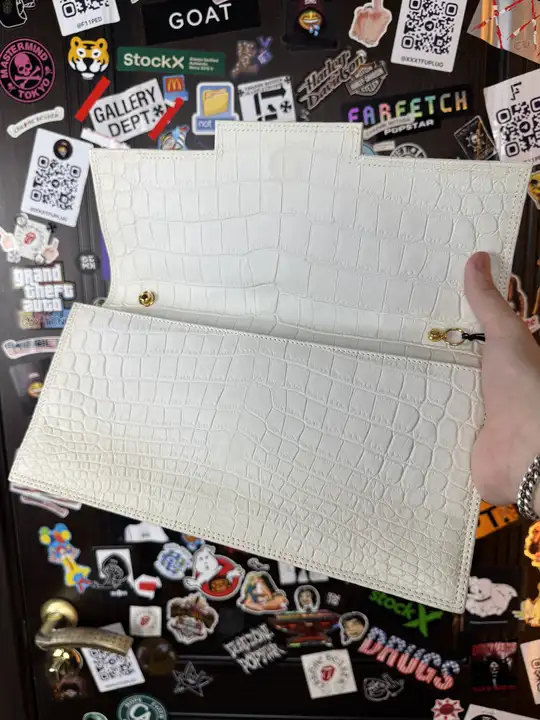 ZILLI Zilli White Croco bag, detail view 5