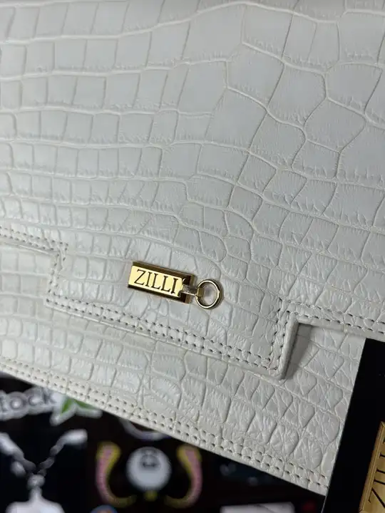 ZILLI Zilli White Croco bag, detail view 8