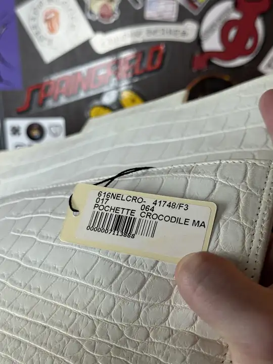 ZILLI Zilli White Croco bag, detail view 9