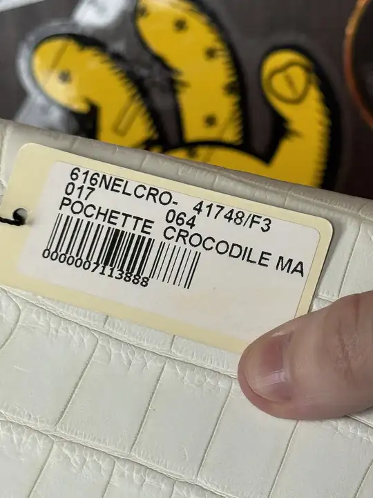 ZILLI Zilli White Croco bag, detail view 10