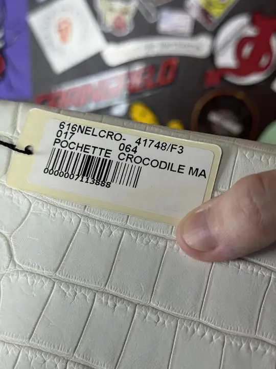 ZILLI Zilli White Croco bag, detail view 11