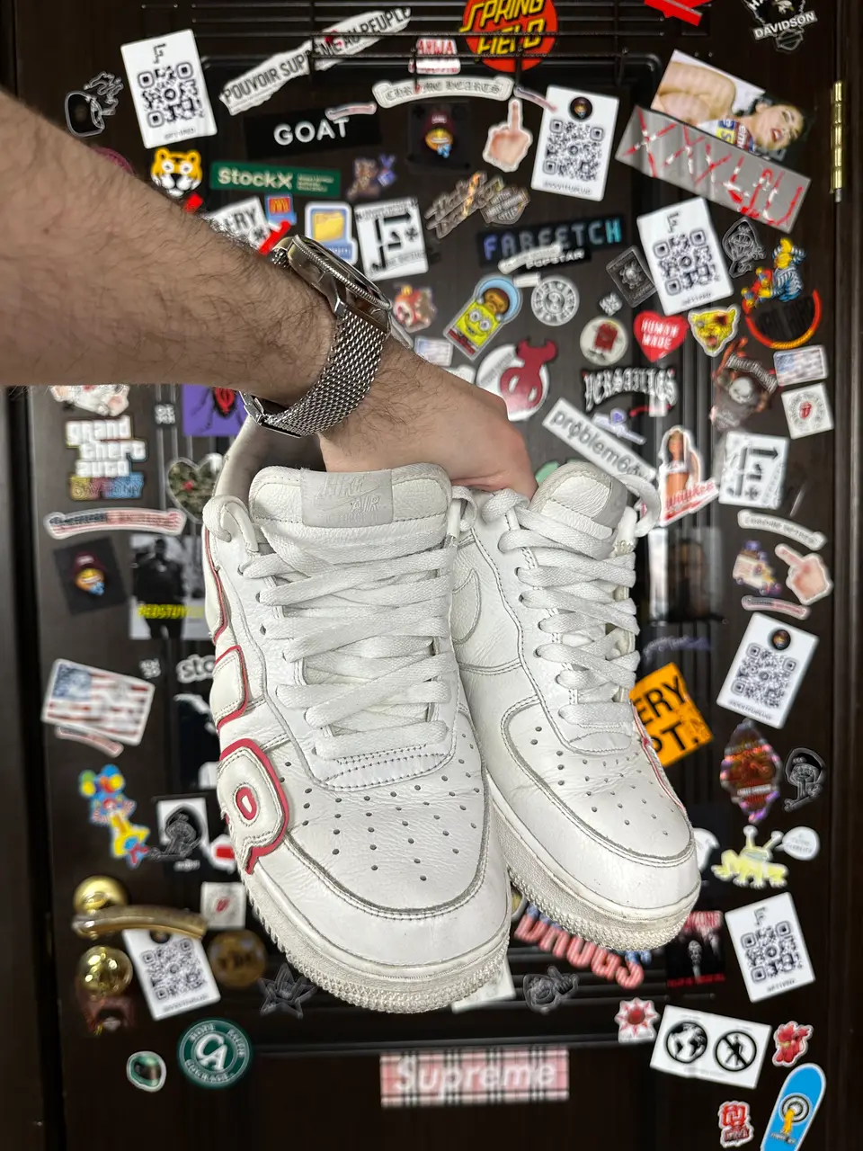 CPFM x Nike CPFM RED AIR AIRFORCR 1, detail view 7