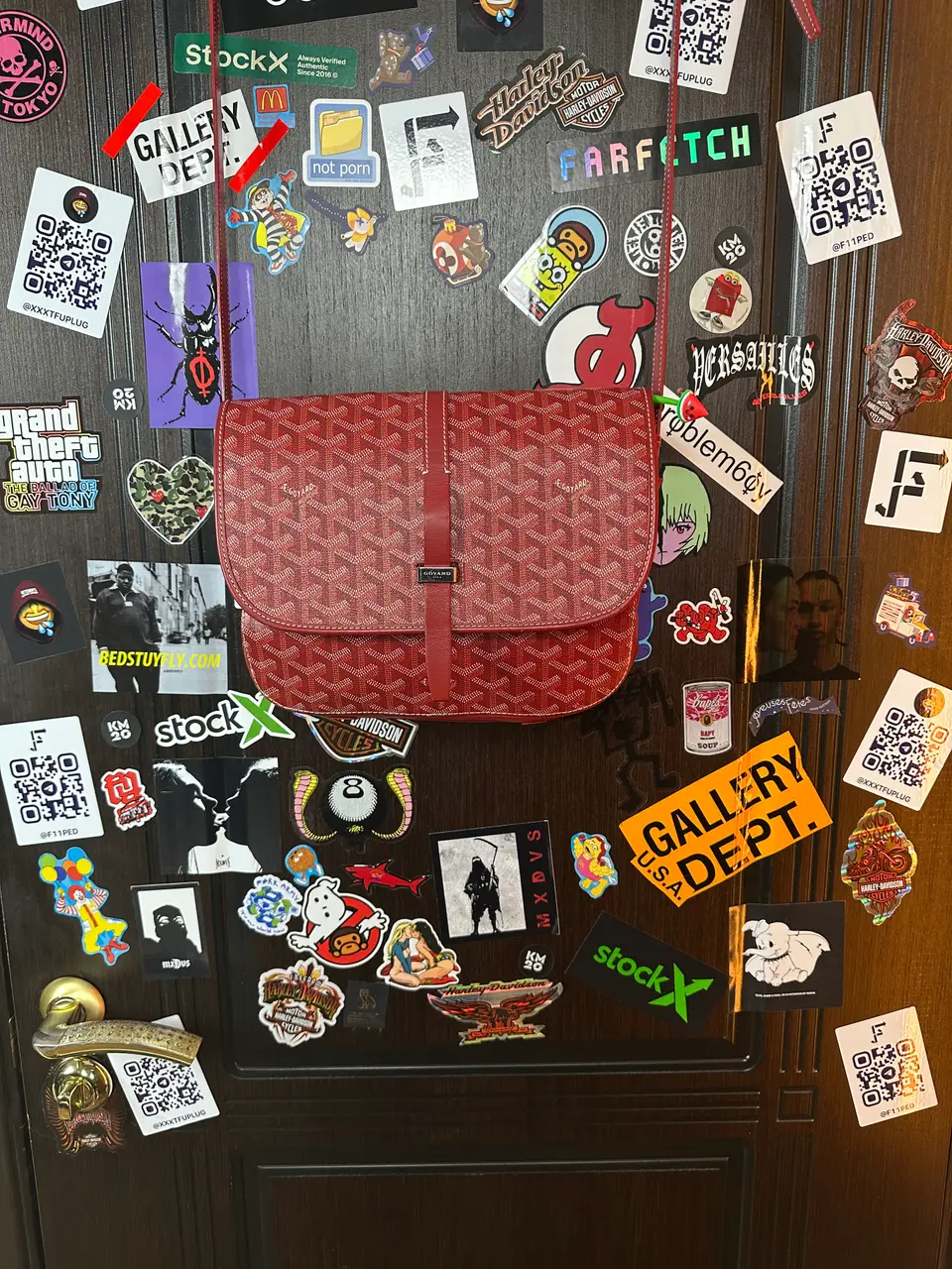 Goyard Belvedere MM Uzi-Red