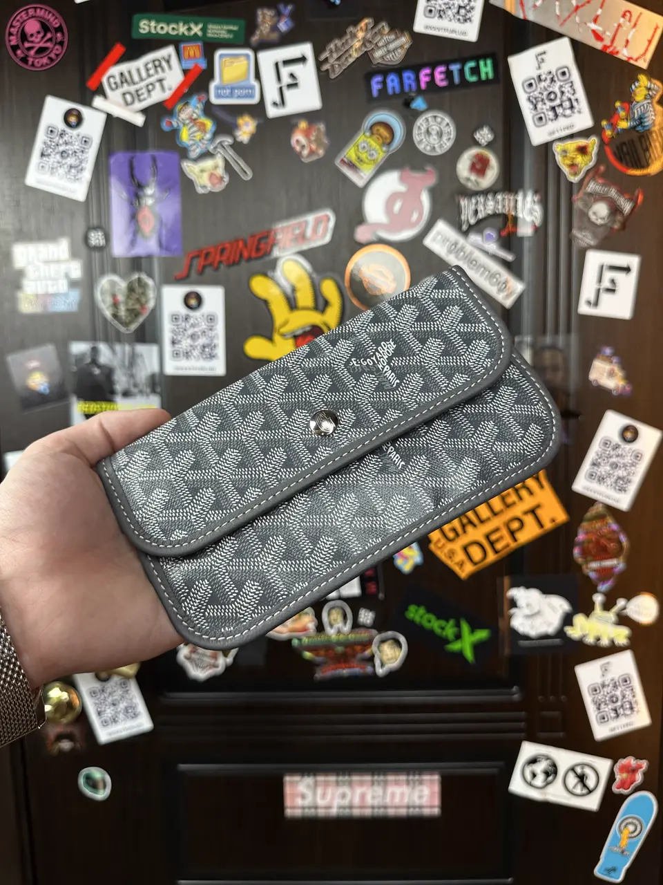 Goyard Goyard Grey Saint Louis Wallet