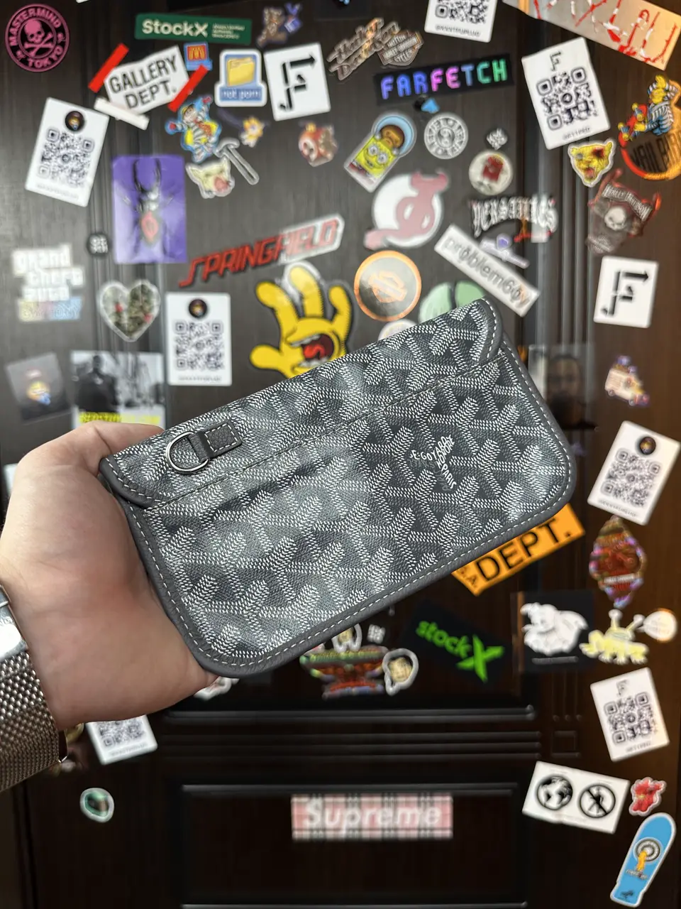 Goyard Goyard Grey Saint Louis Wallet, detail view 2