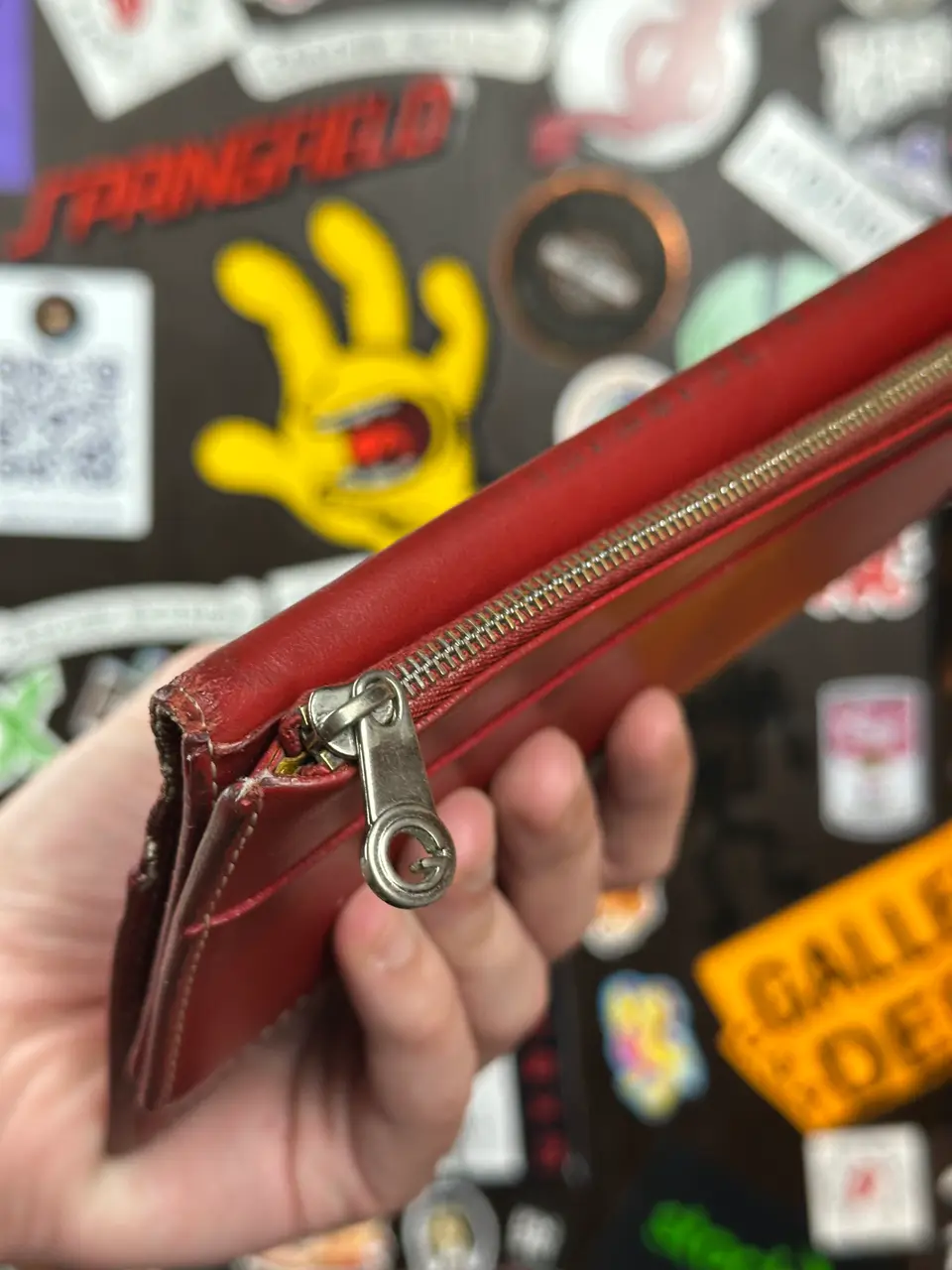 Goyard Red Wallet Goyard, detail view 4