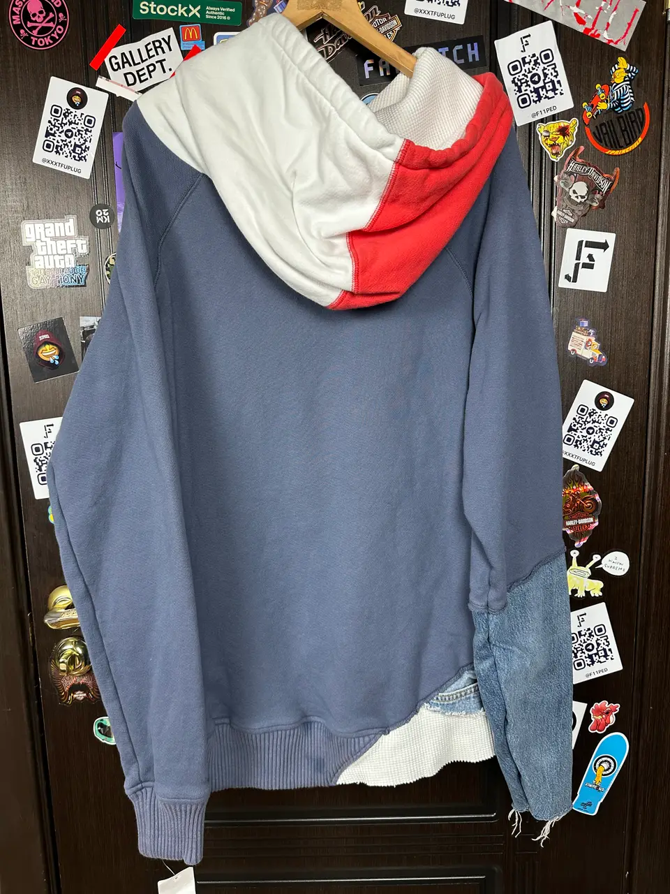 Greg Lauren "USA" Sample Hoodie 3 size, detail view 2