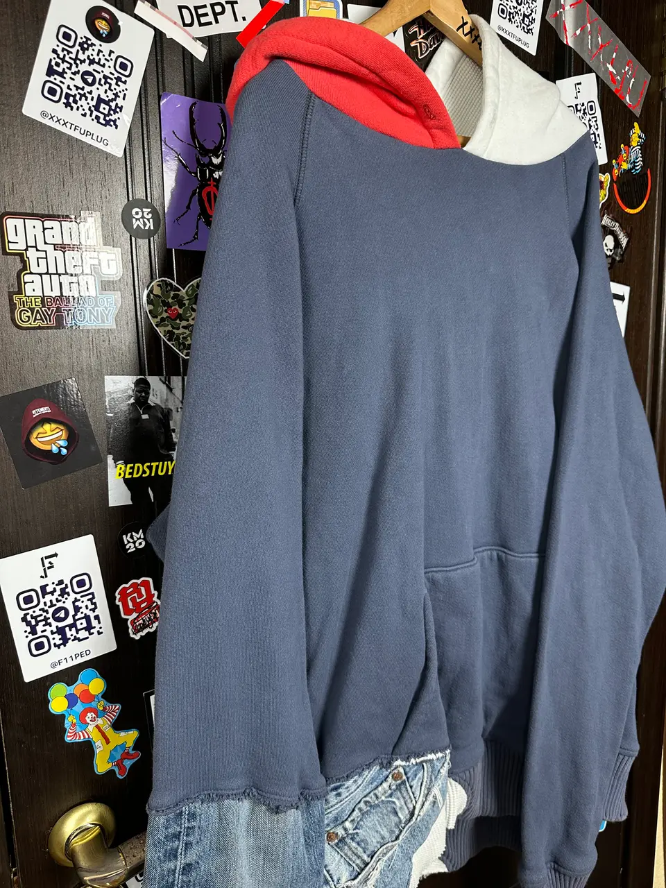 Greg Lauren "USA" Sample Hoodie 3 size, detail view 4