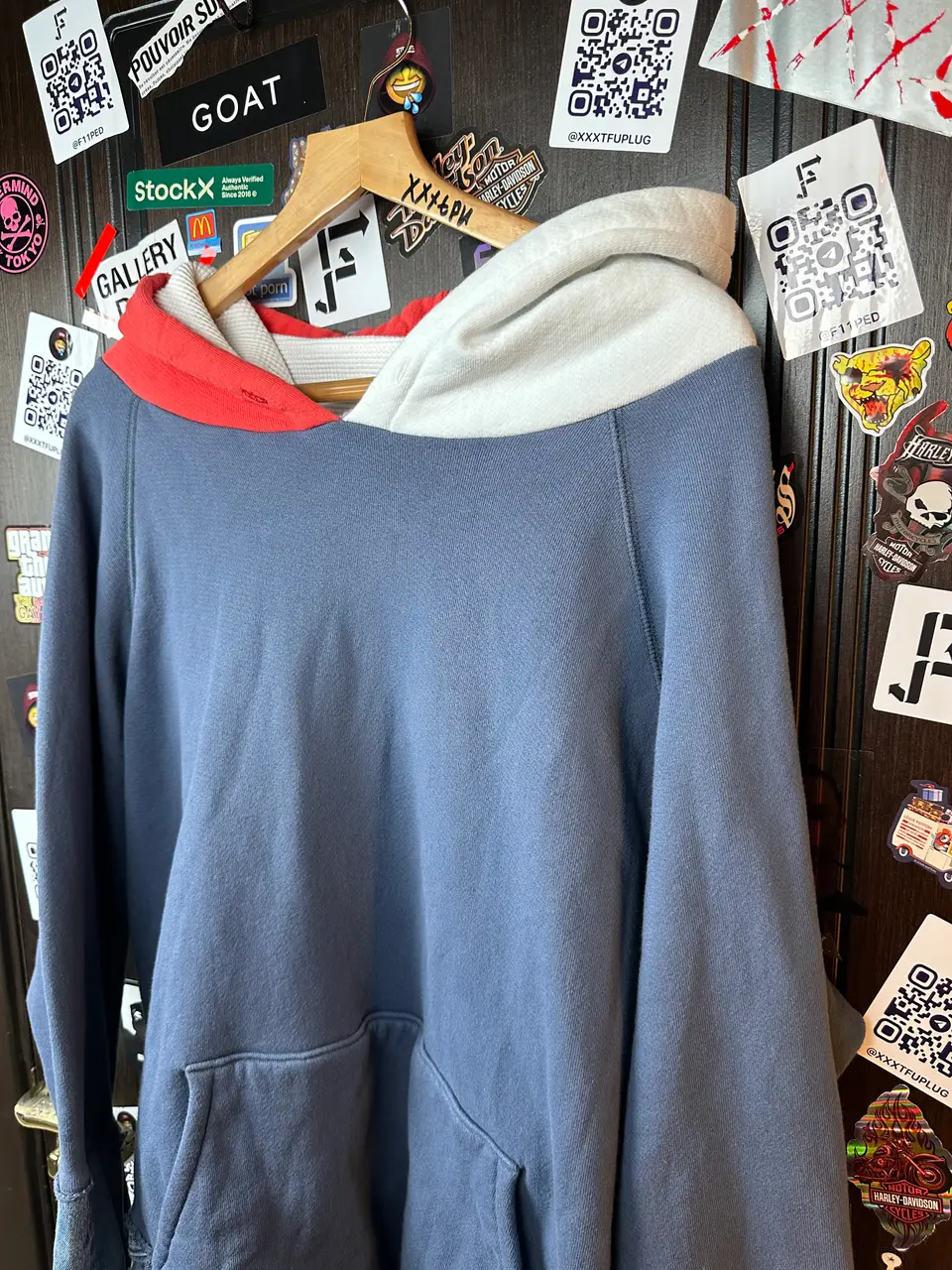 Greg Lauren "USA" Sample Hoodie 3 size, detail view 14