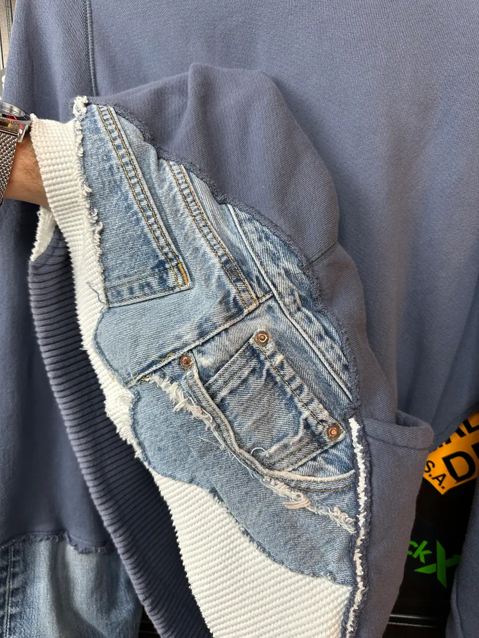 Greg Lauren "USA" Sample Hoodie 3 size, detail view 15