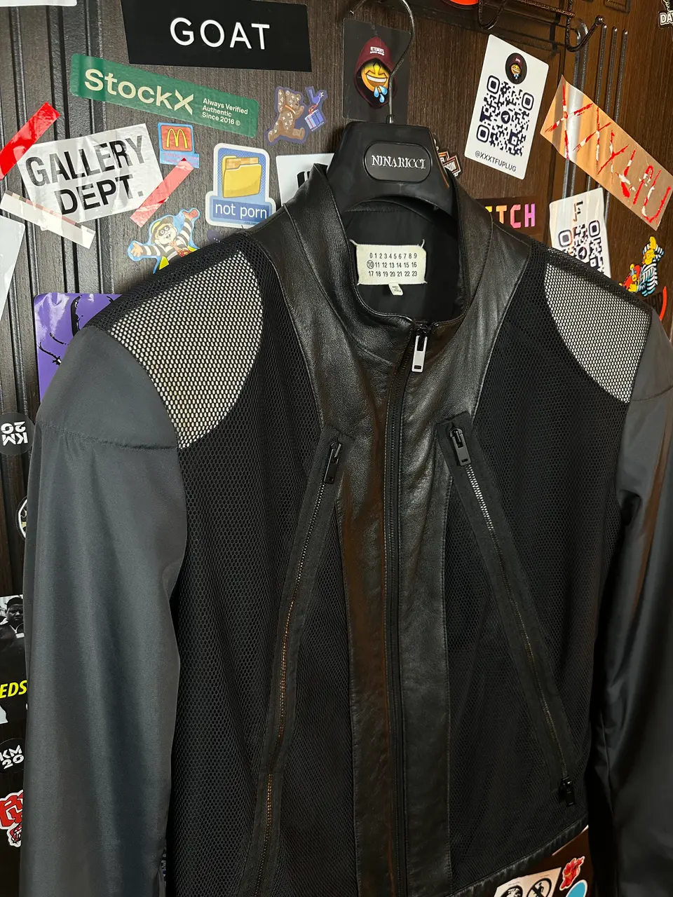 Margiela SS16 Moto Jacket, detail view 8