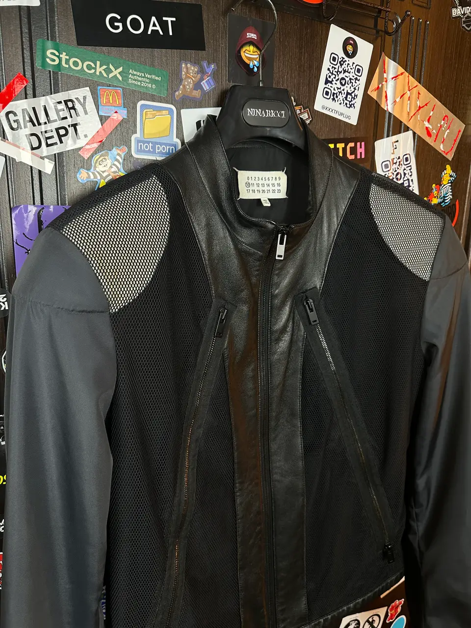 Margiela SS16 Moto Jacket, detail view 9