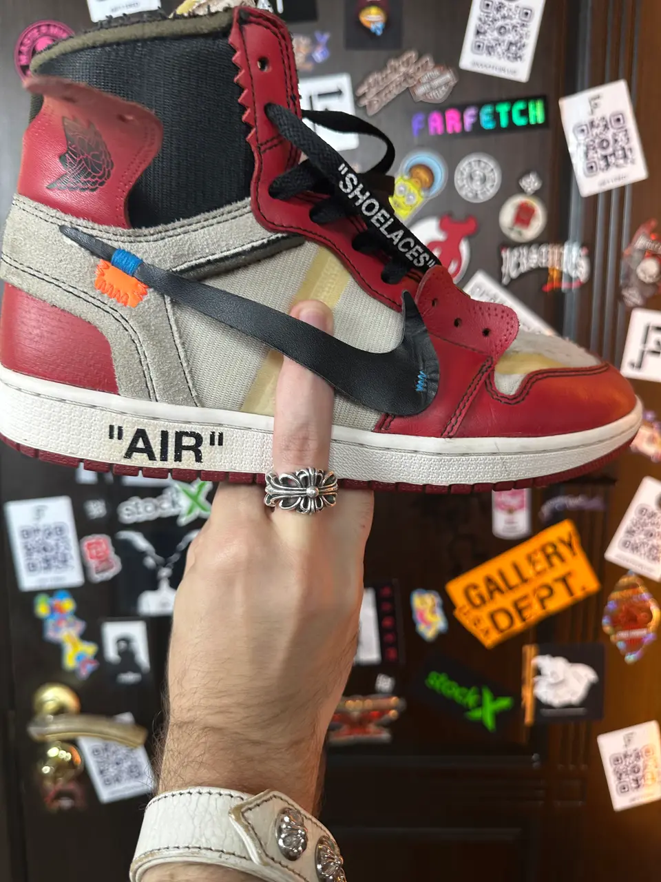 Off-White x Nike Chicago Jordan 1, detail view 3