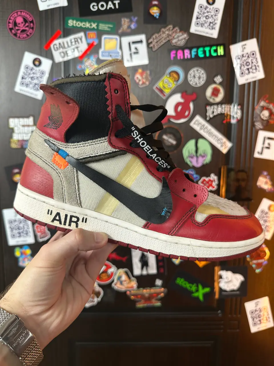 Off-White x Nike Chicago Jordan 1, detail view 4