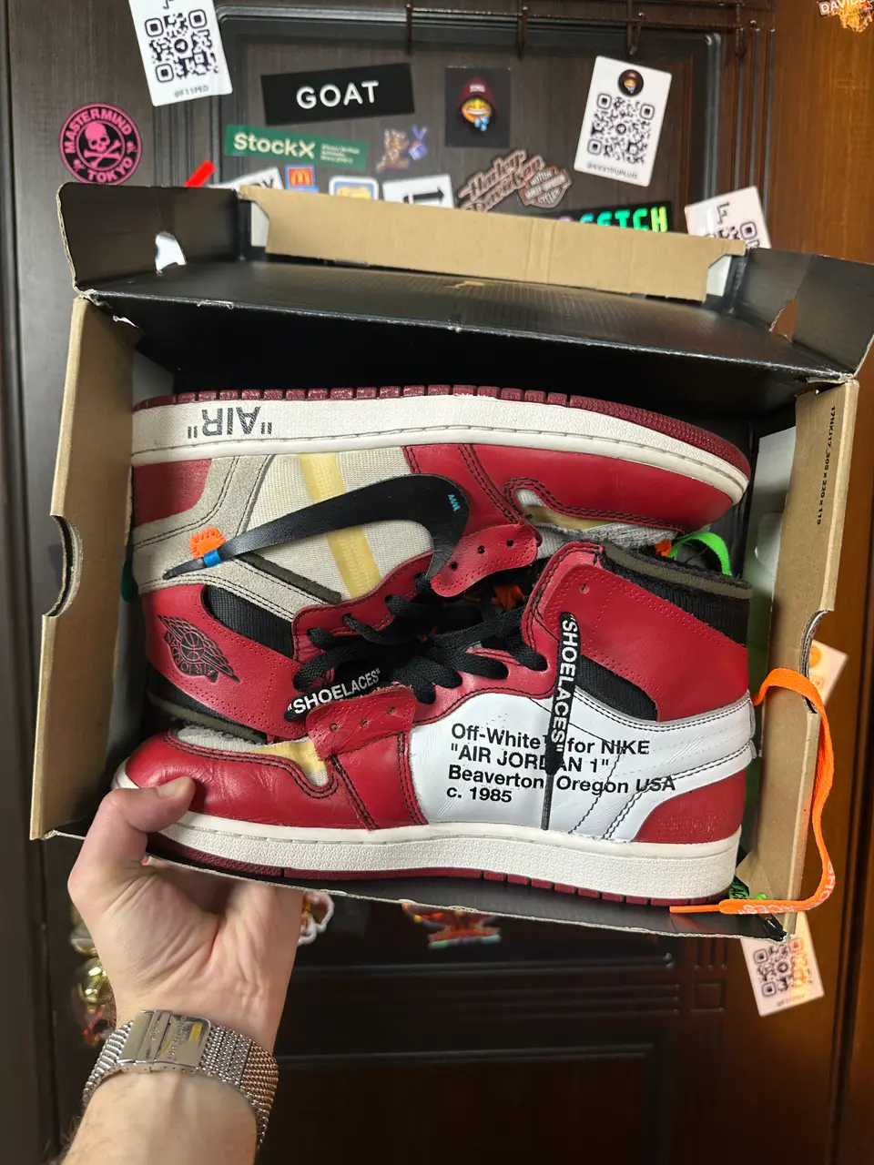 Off-White x Nike Chicago Jordan 1, detail view 6