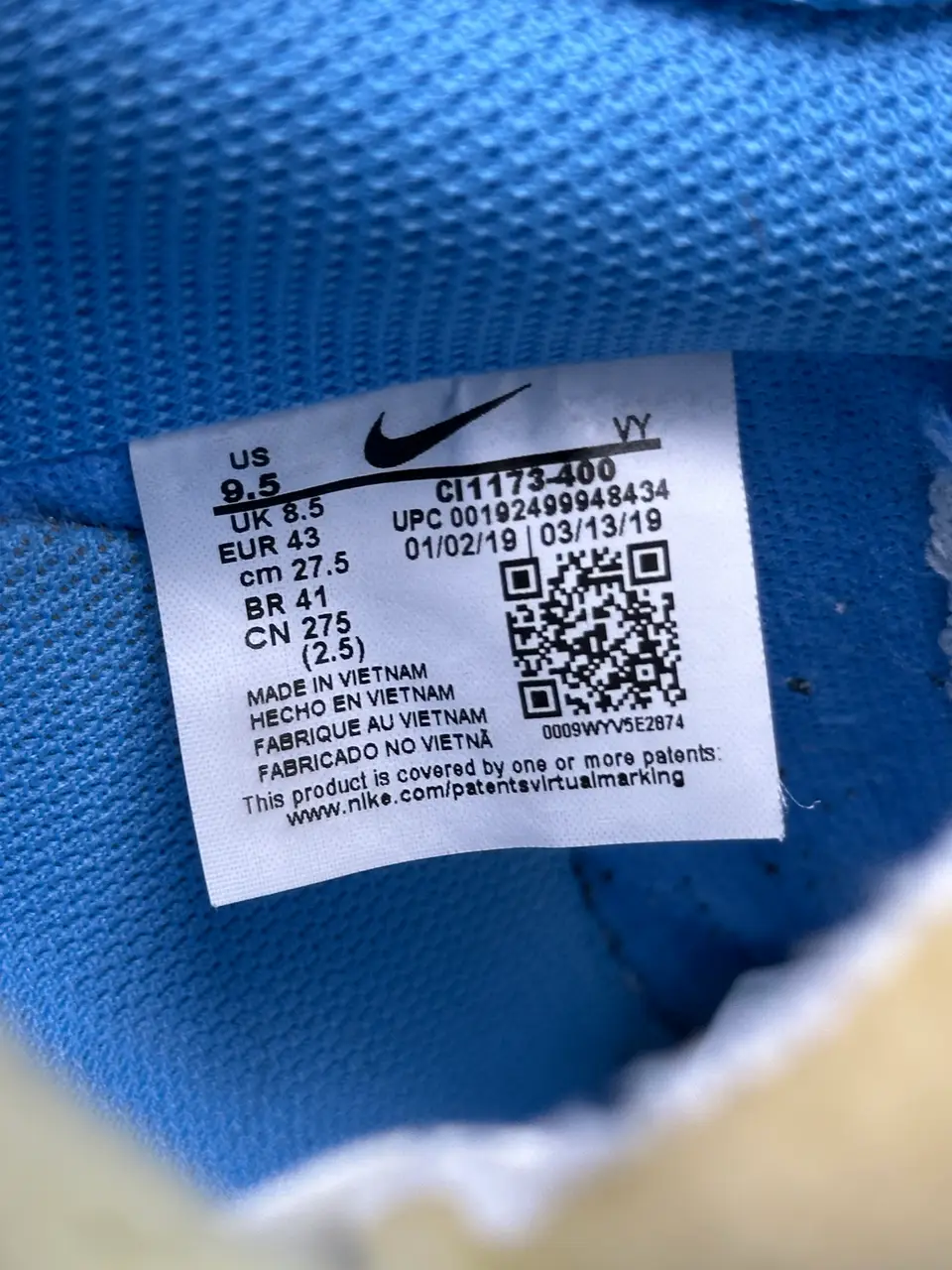 Off-White x Nike MCA AIR FORCE, detail view 19