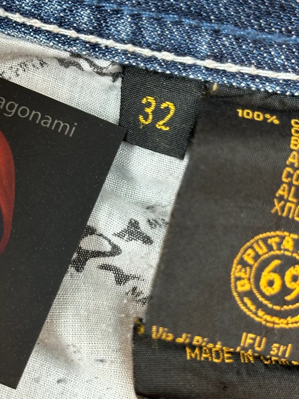 OMB x ERD OMB X ERD "FUCK PEDOPHILIA" Jeans, detail view 24