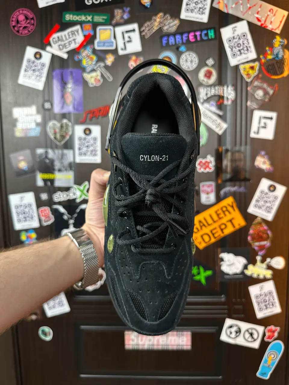 Raf Simons Cylon-21 Black, detail view 2