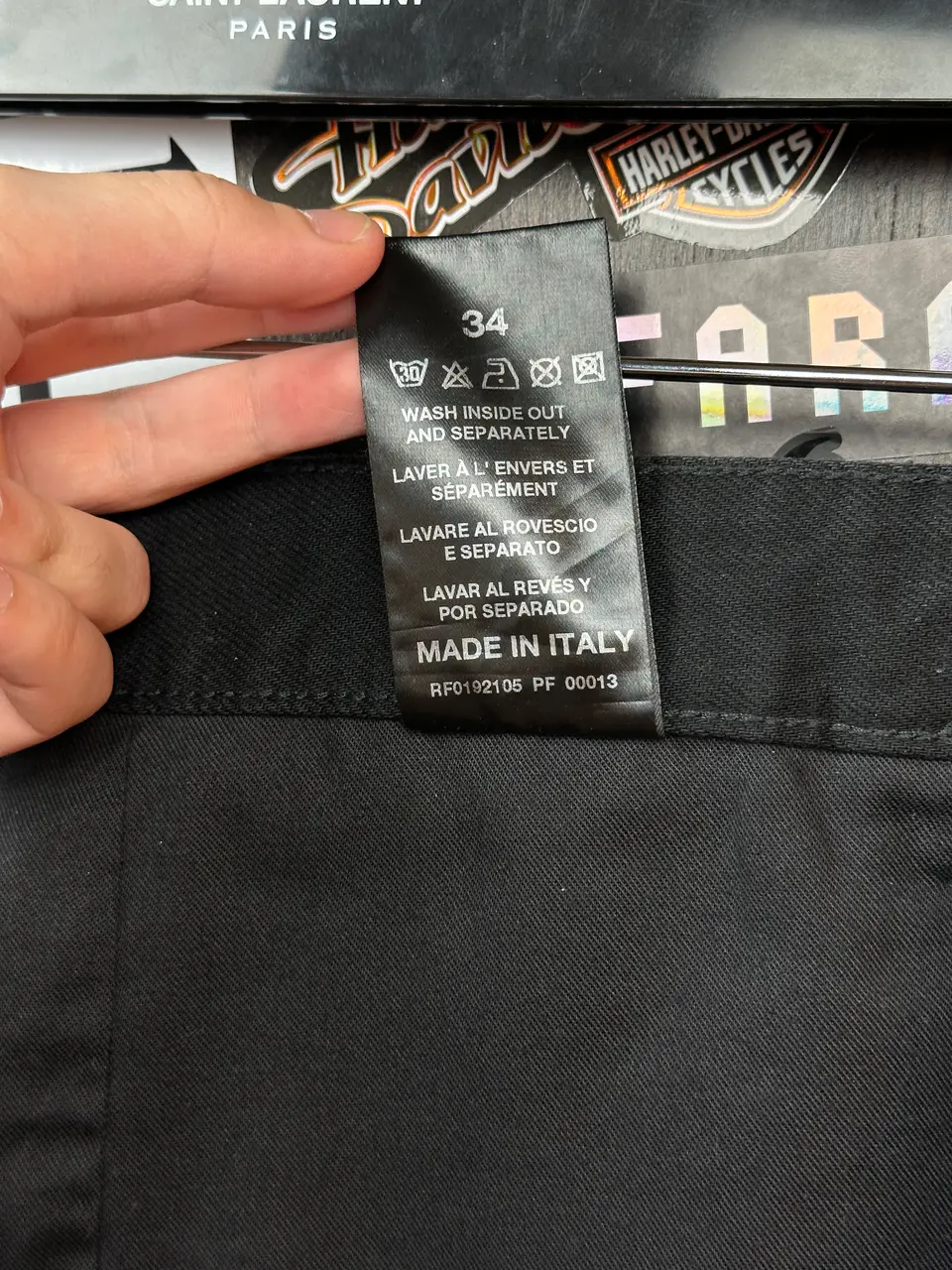 RAF Simons Raf Simons Double layered Zombie ripped Denim Jeans, detail view 13