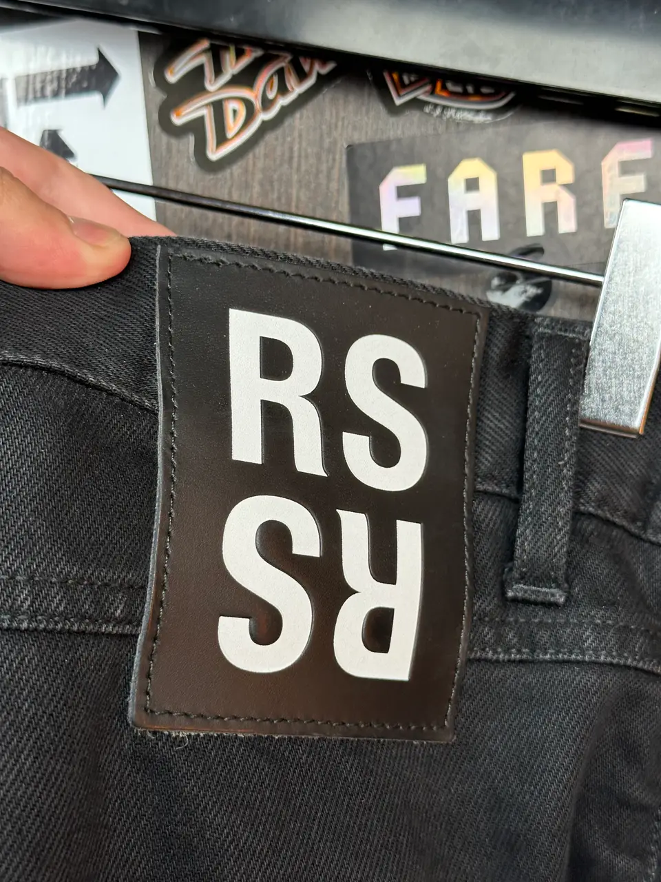 RAF Simons Raf Simons Double layered Zombie ripped Denim Jeans, detail view 15