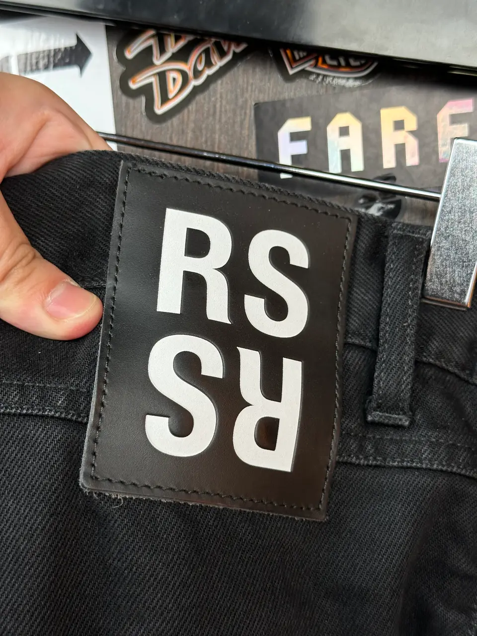 RAF Simons Raf Simons Double layered Zombie ripped Denim Jeans, detail view 16