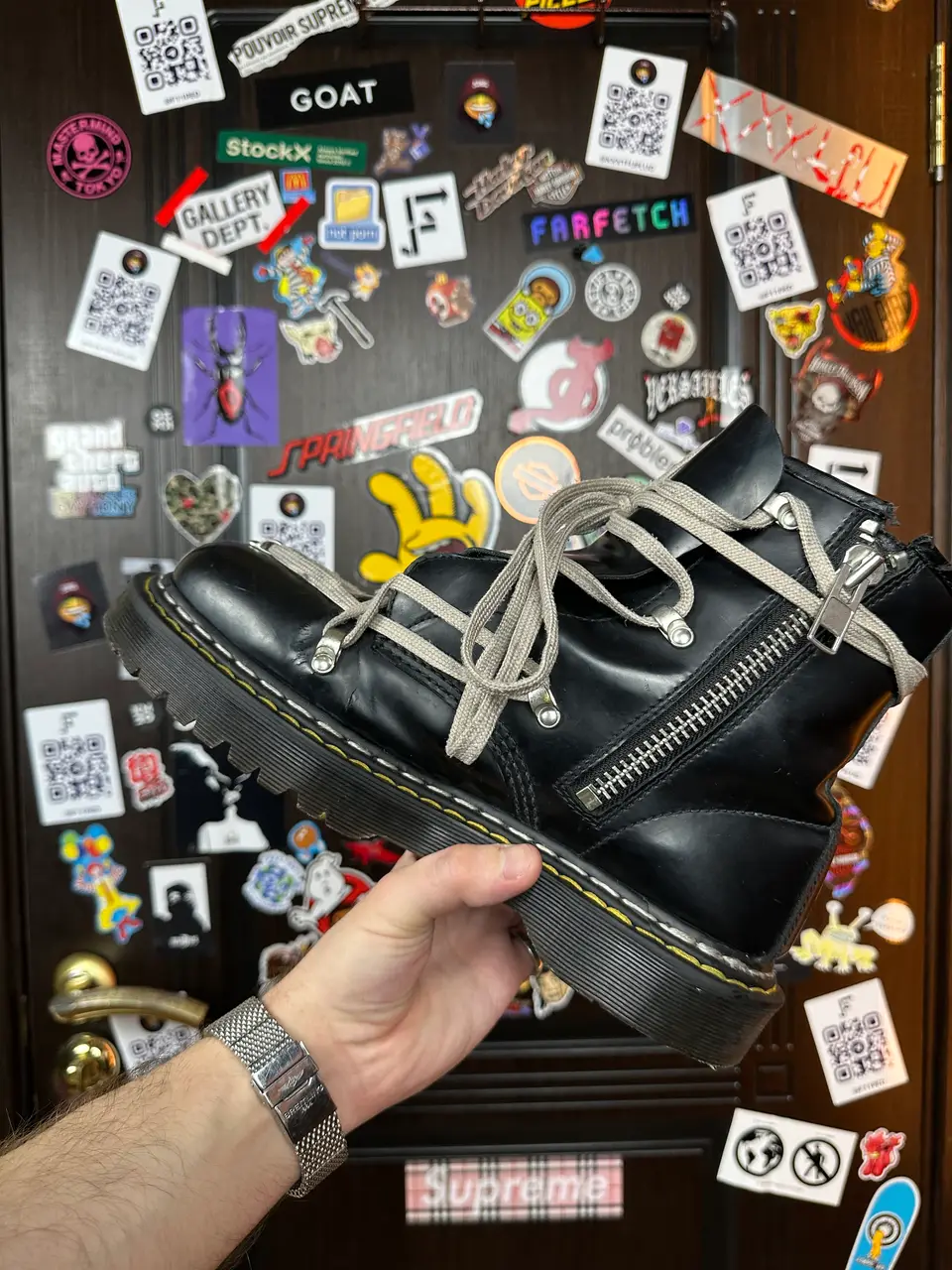 RickOwens Dr martens 43, detail view 5