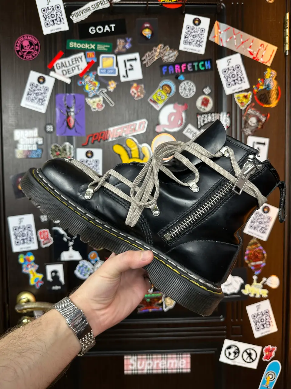 RickOwens Dr martens 43, detail view 6