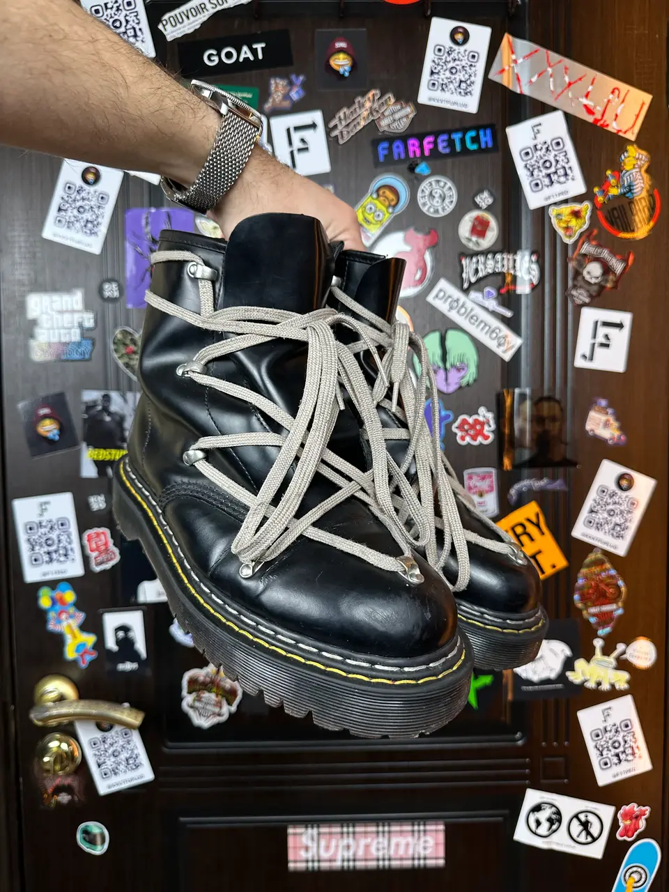 RickOwens Dr martens 43, detail view 11